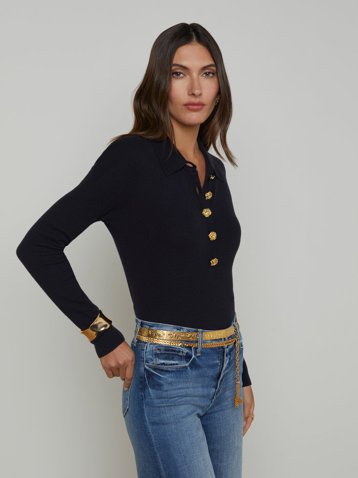 L'agence Pull Sterling Midnight/Gold Rose