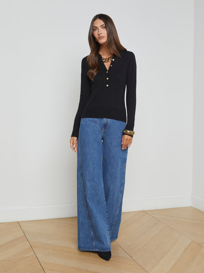 l'agence Pull Sterling Or noir