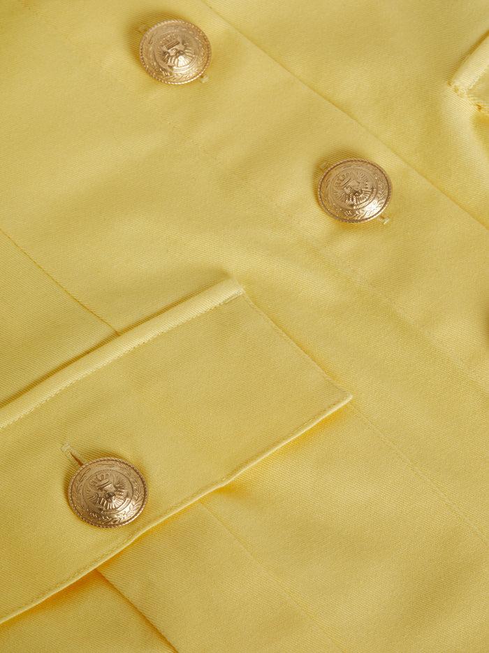 L'agence Robe Boutonnée Midy Pale Yellow