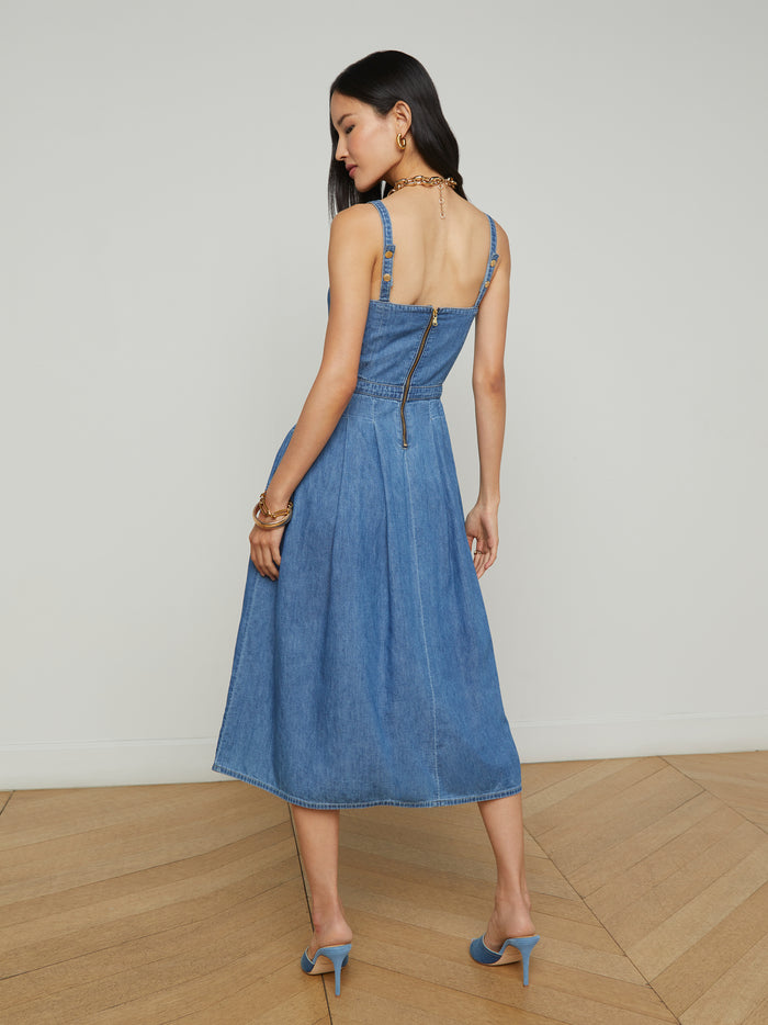 L'agence Robe En Chambray Esmeralda Stokes