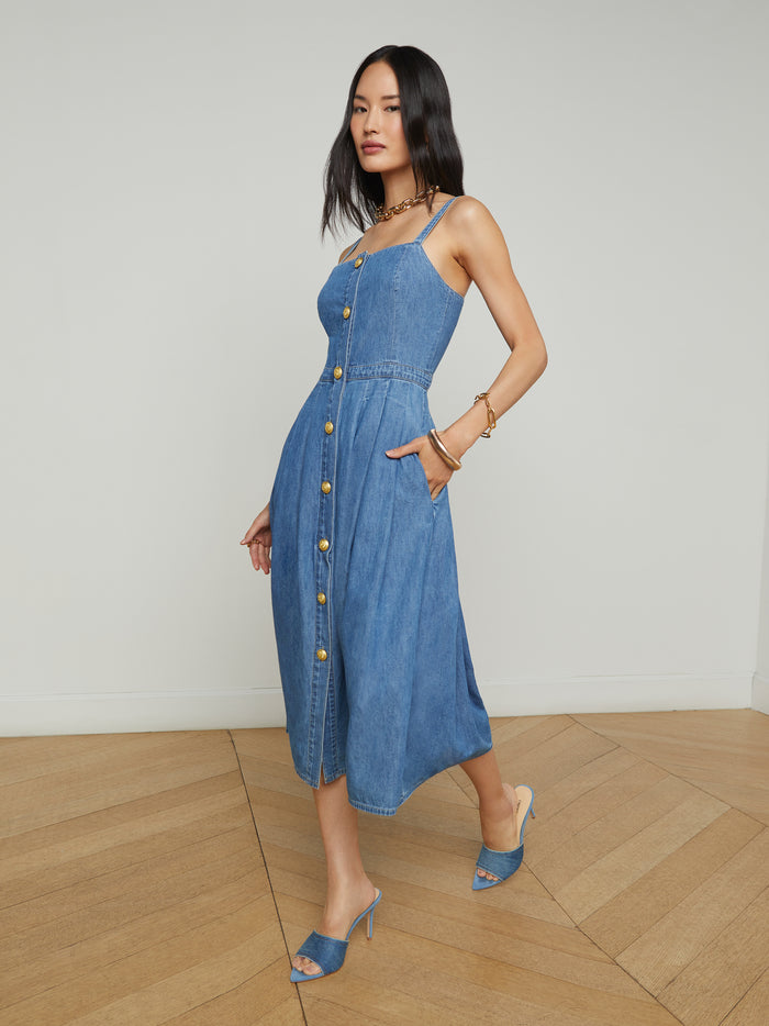 l'agence Robe en chambray Esmeralda Stokes
