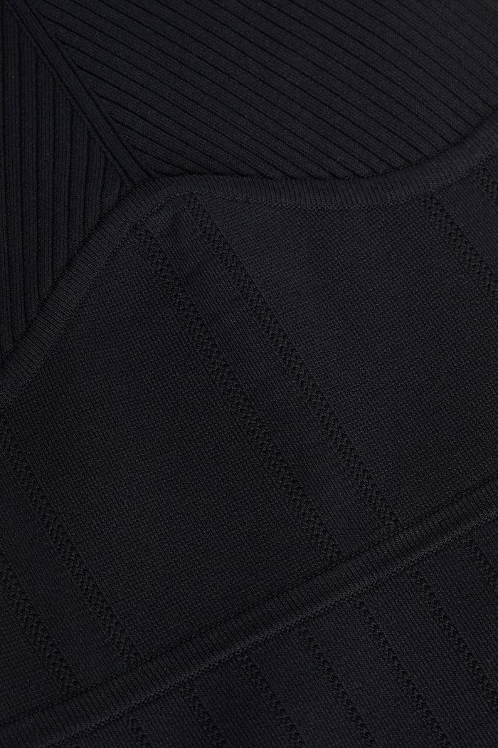 L'agence Robe En Maille Kimi Black