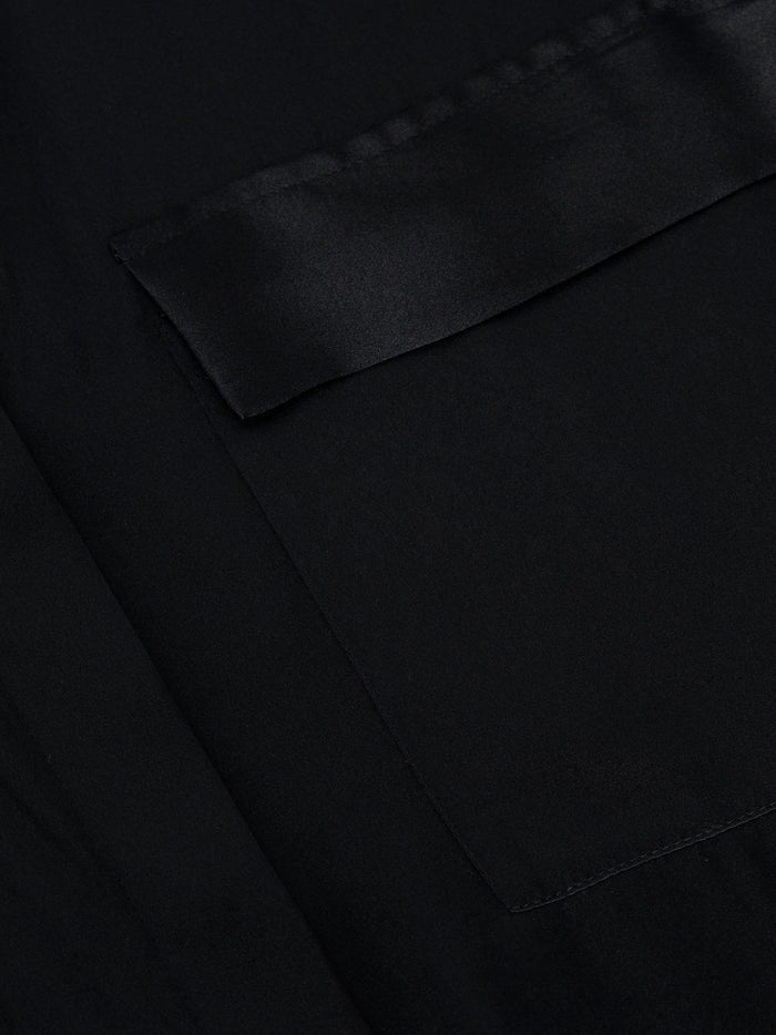 L'agence Robe En Soie Klement Black