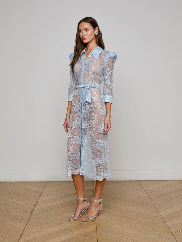 L'agence Robe Kaiya Blue Fog