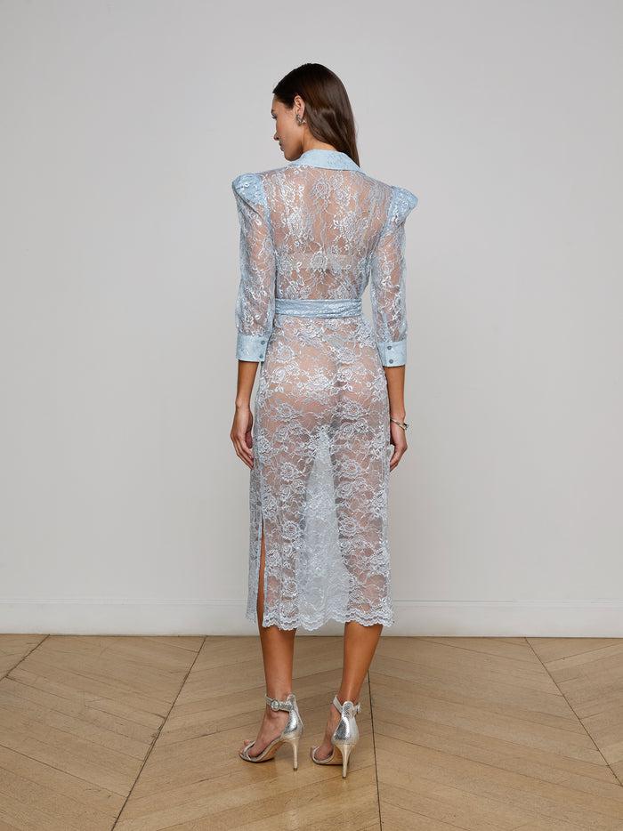 L'agence Robe Kaiya Blue Fog