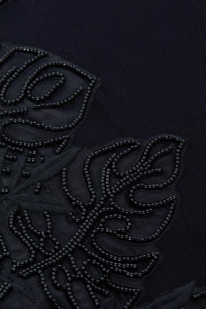 L'agence Robe Longue Brodée Deanna Black