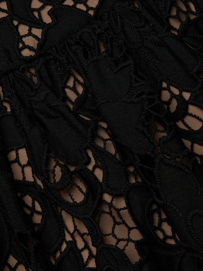 L'agence Robe Mi-longue Flyn Black