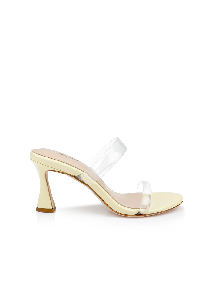 L'agence Sandales En PVC Idalie Pale Yellow Vinyl