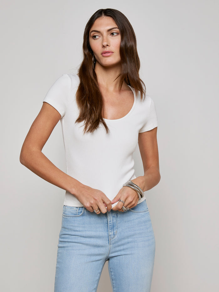 L'agence T-shirt àcol Rond Brynlee White