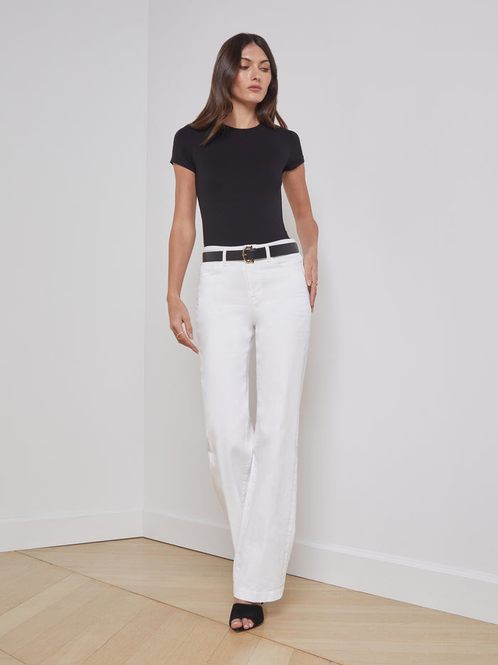 L'agence T-shirt Ajusté Ressi Noir