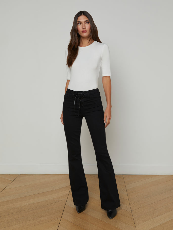 l'agence T-shirt en jersey Saundra White