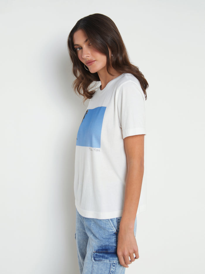 L'agence T-shirt Leilani Maui Moon White