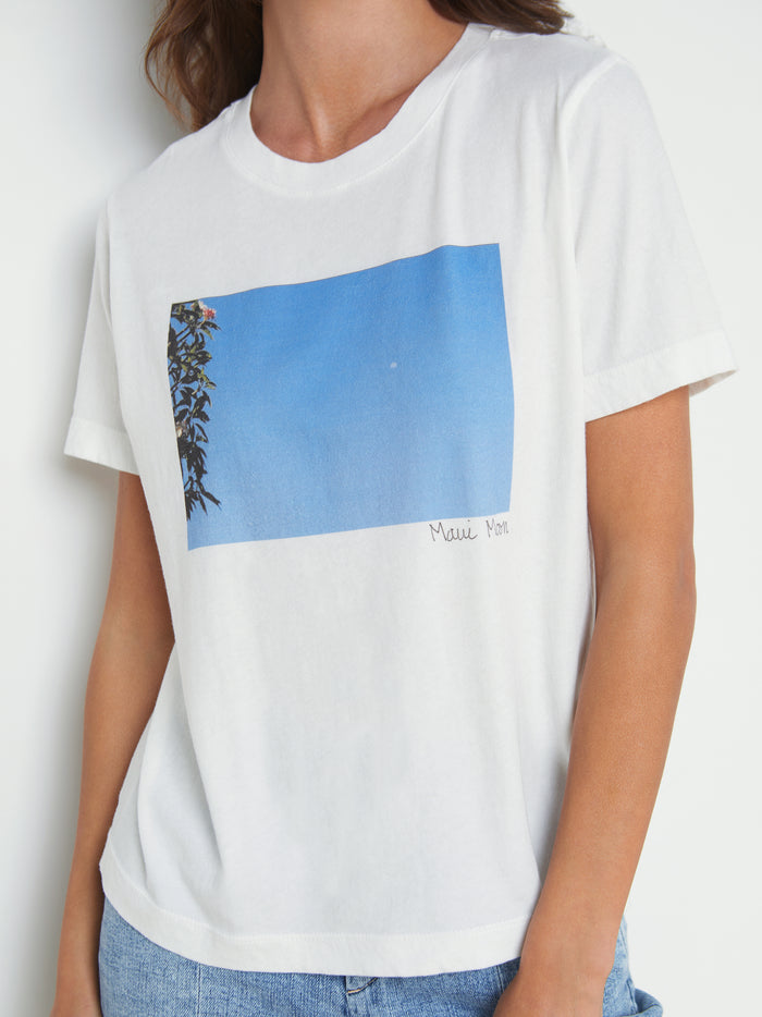 L'agence T-shirt Leilani Maui Moon White