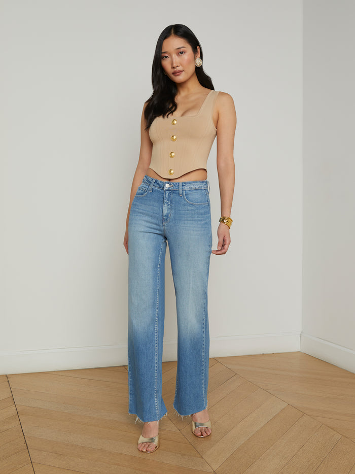 L'agence Top Saga Almond/Gold