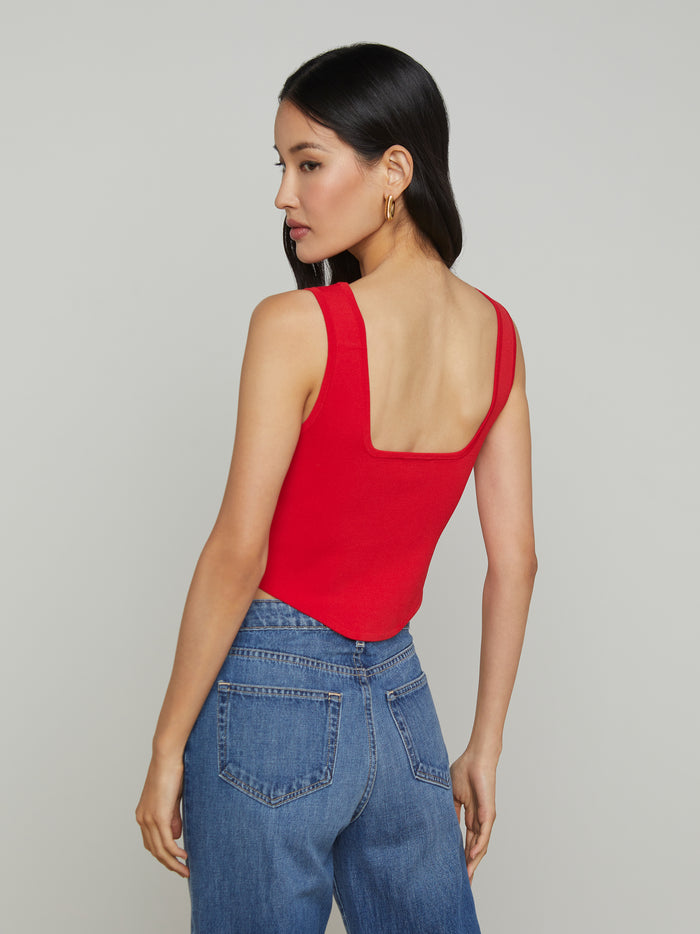 L'agence Top Saga Scarlet Red/Gold