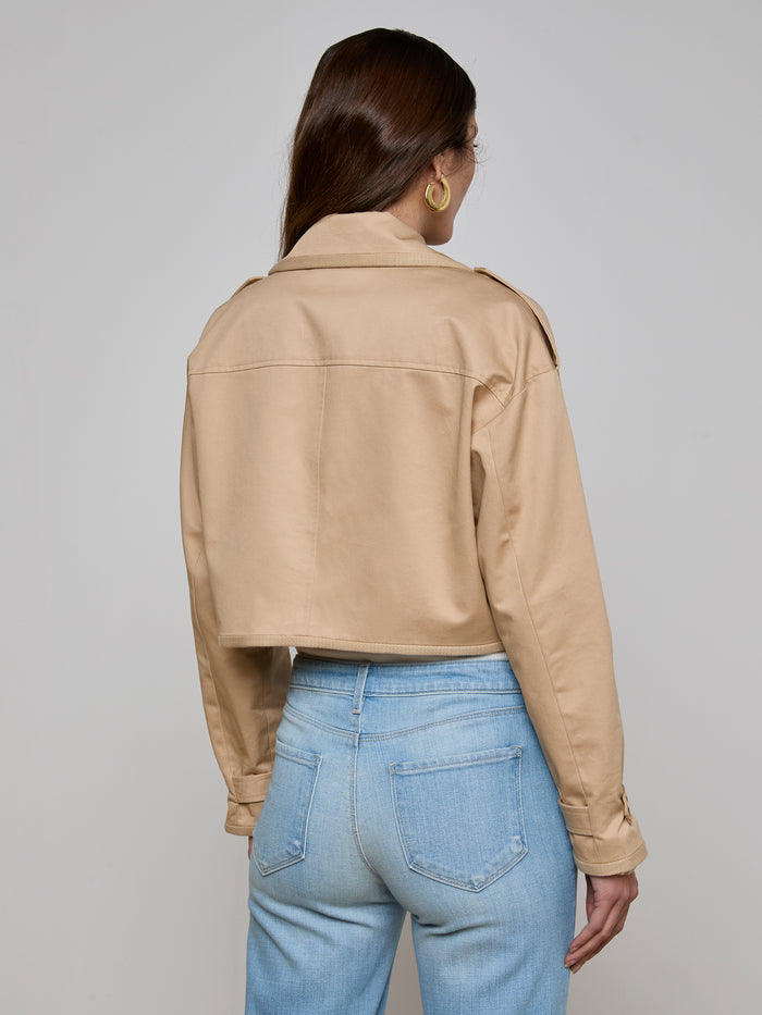 L'agence Trench Court Kento Doeskin/Ikebana