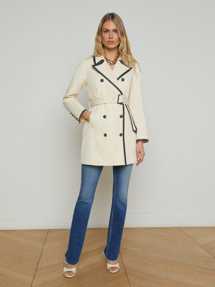 L'agence Trench Toru Light Pearl/Midnight