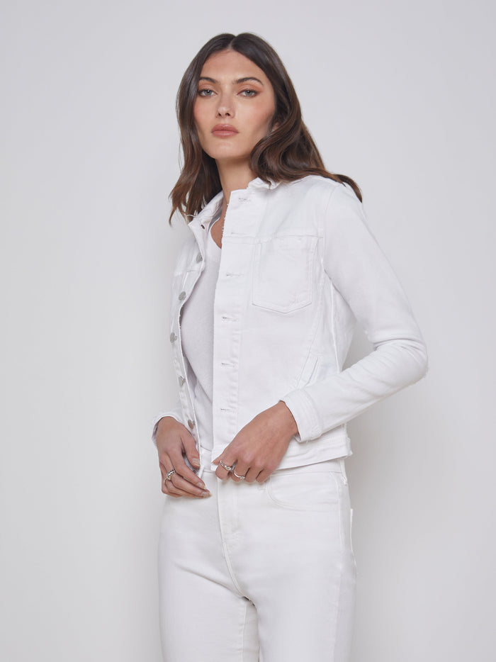 L'agence Veste Celine Blanc Destruct