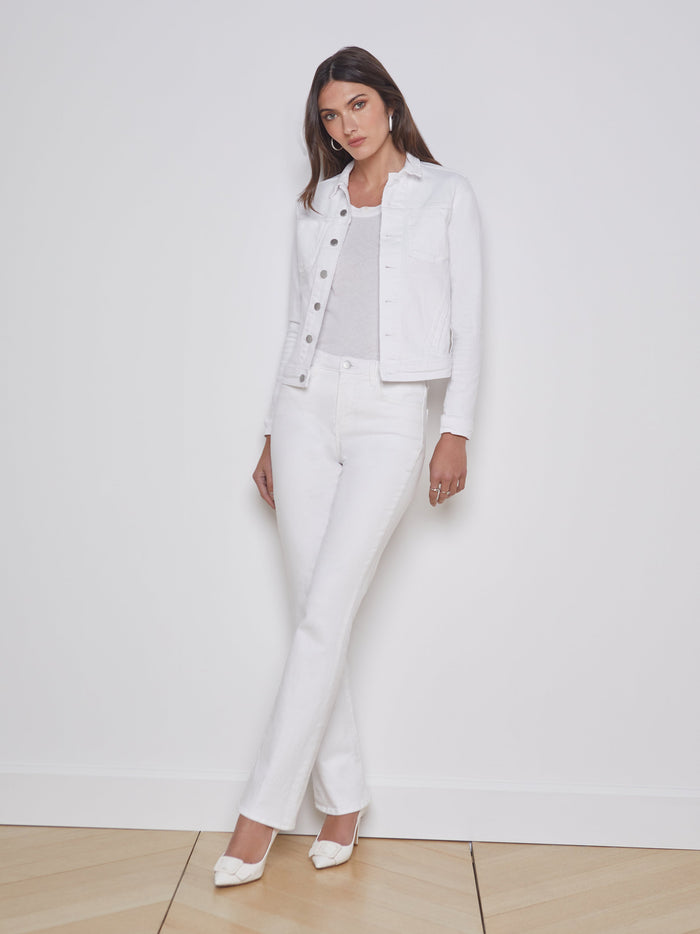 l'agence Veste Celine Blanc Destruct