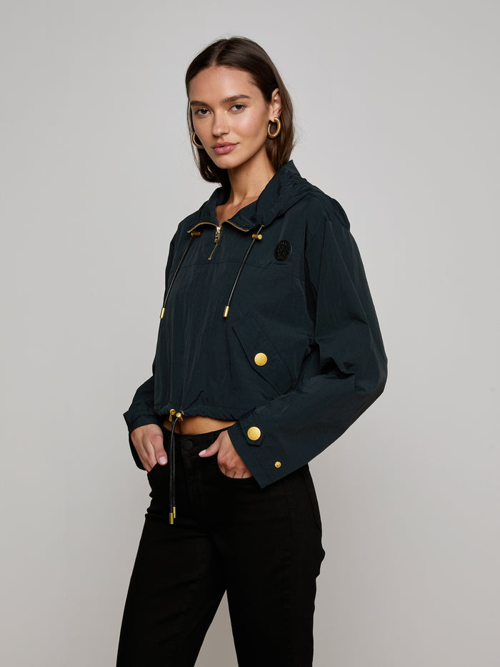 L'agence Veste Coupe-vent Courte Bronwyn Black
