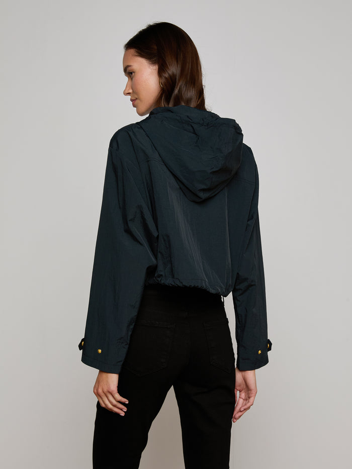 L'agence Veste Coupe-vent Courte Bronwyn Black