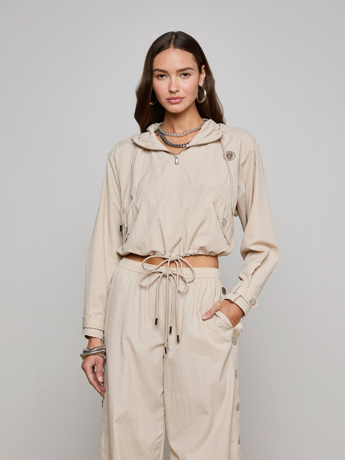 l'agence Veste coupe-vent courte Bronwyn Cement