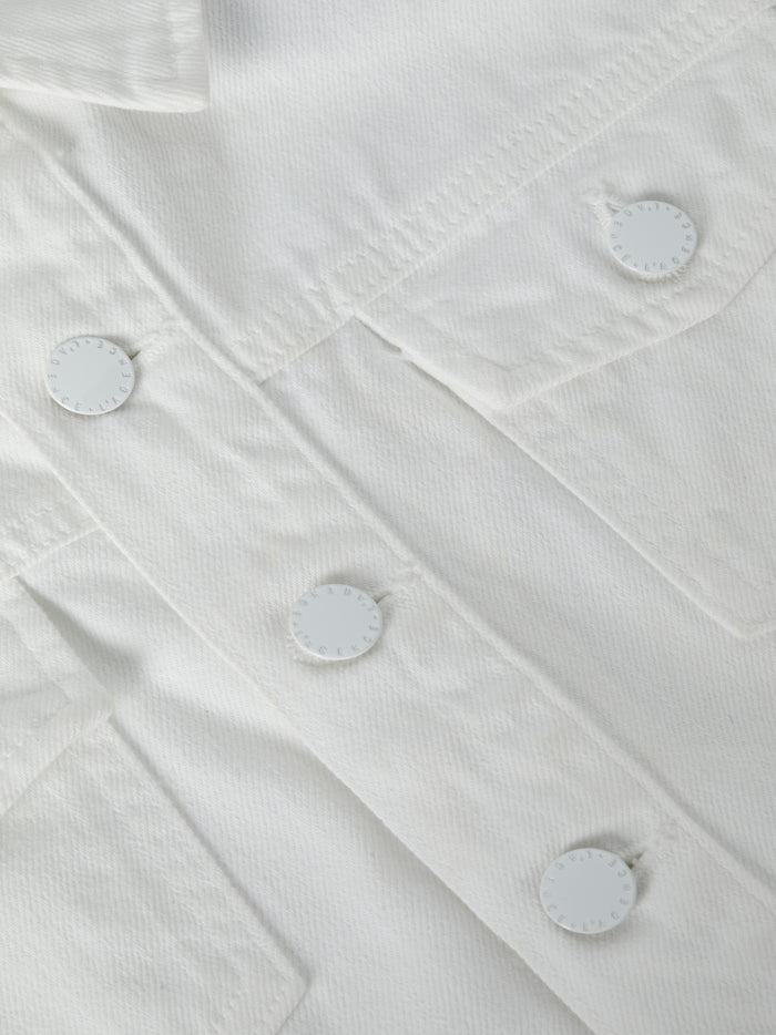 L'agence Veste Courte En Jean Koda Blanc