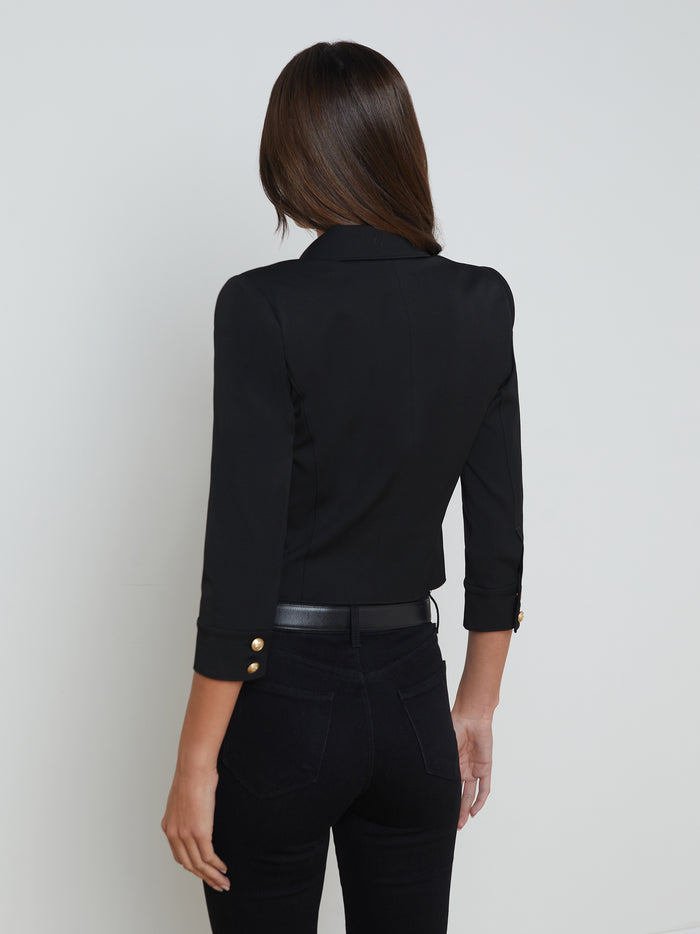 L'agence Veste Courte Kumi Black