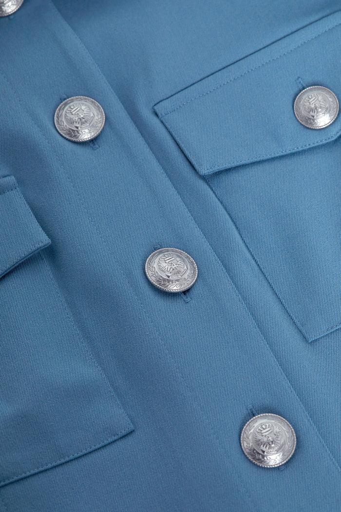 l'agence Veste courte Kumi Blue Mist