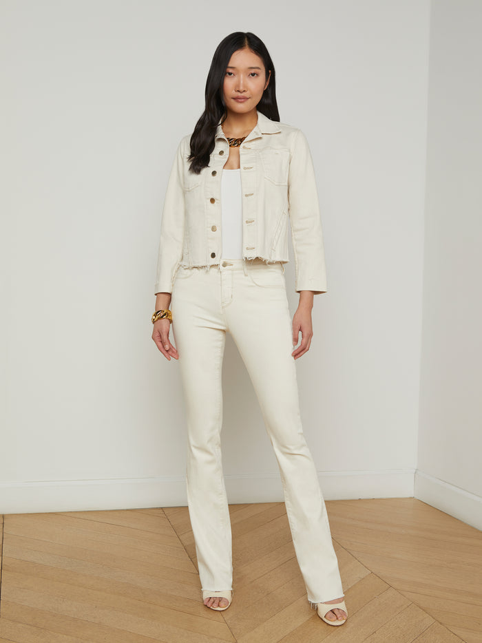 L'agence Veste En Jean Janelle Macadamia