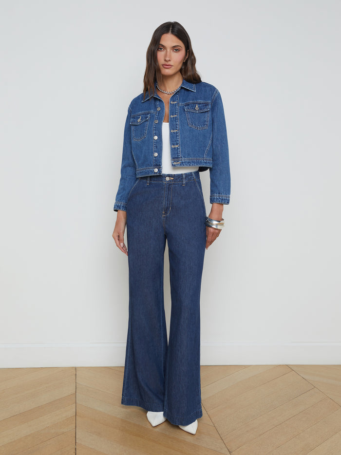 L'agence Veste En Jean Koda Glendora