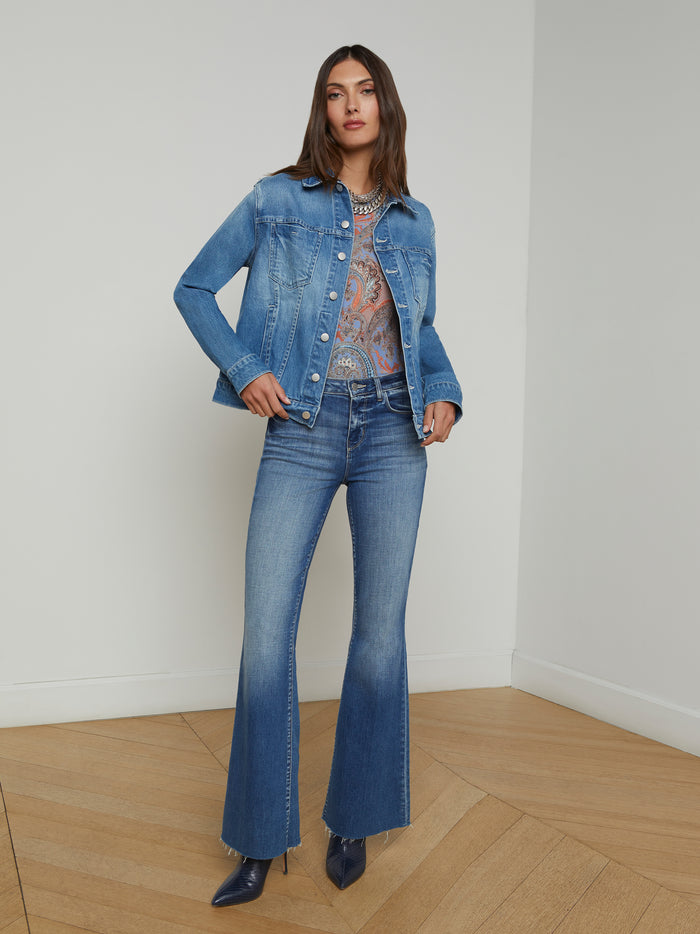 l'agence Veste en jean oversize Mack Vista