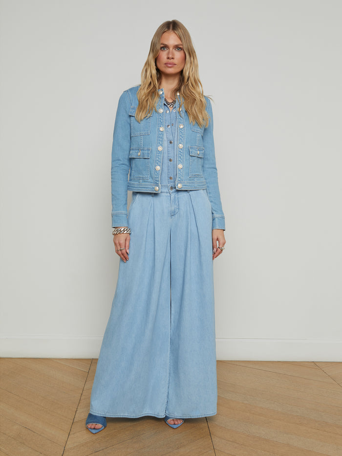 L'agence Veste En Jean Yari Euclid