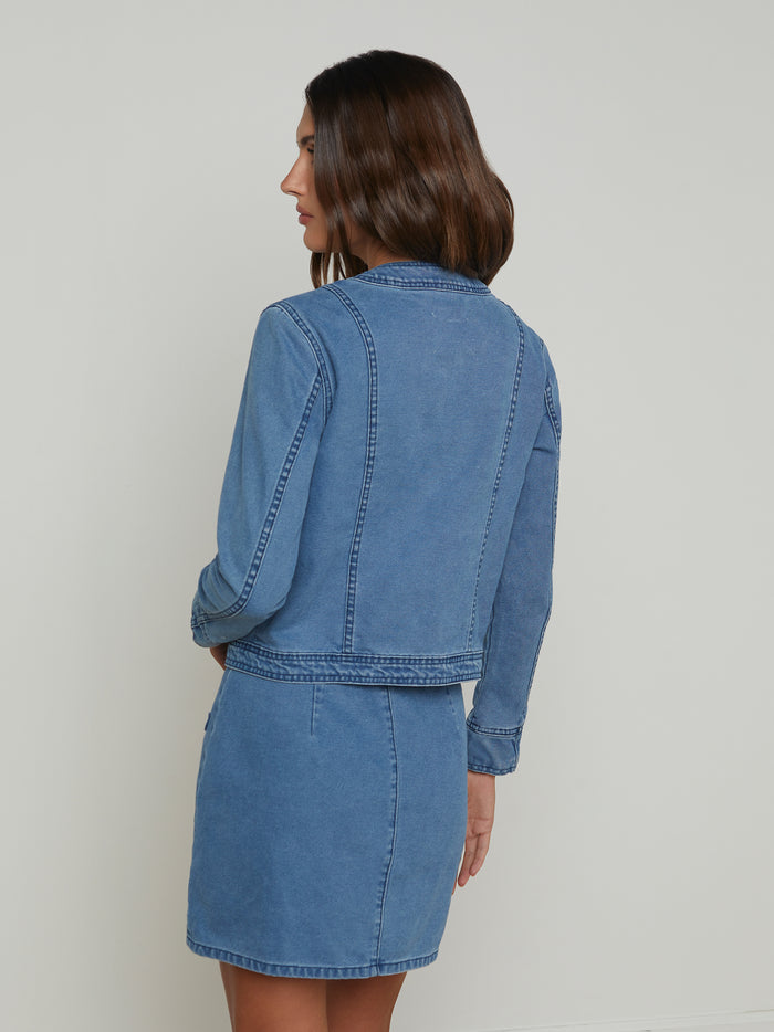 L'agence Veste En Jean Yari La Jolla