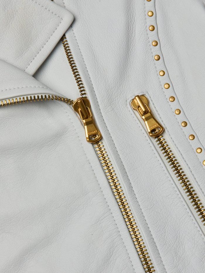 l'agence Veste motard courte Aelin Ivory