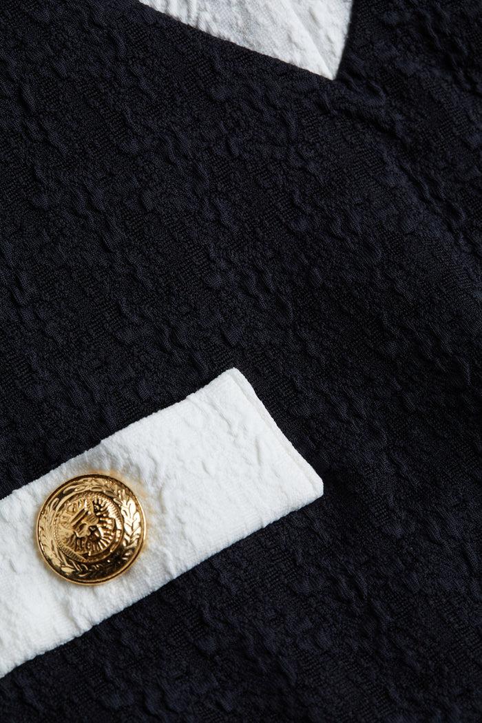 L'agence Maillot De Bain Une Pièce à Décolleté Plongeant Lisa Black/White