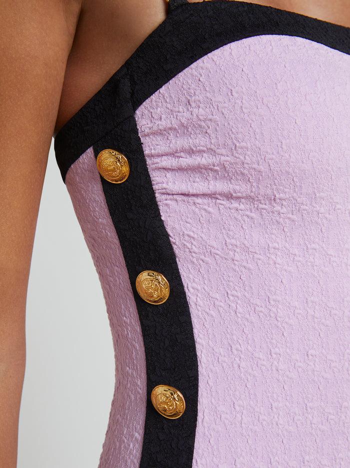 l'agence Maillot de bain une pièce bandeau Tory Light Violet/Black