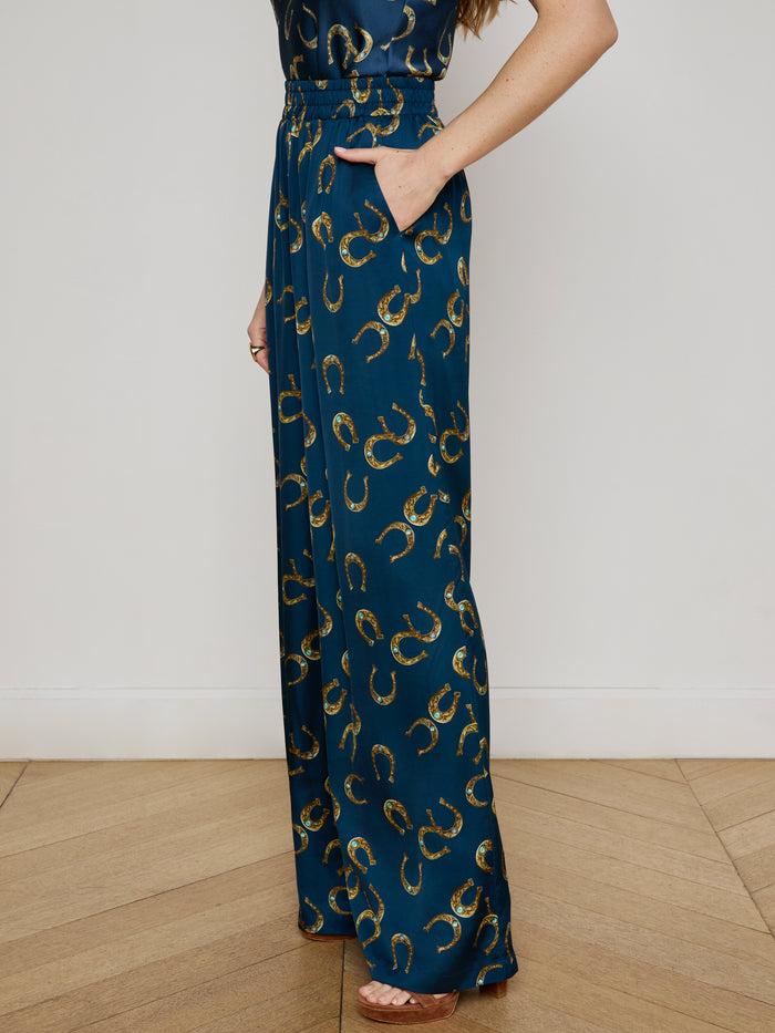 L'agence Pantalon Ample Lillian Midnight Multi Horseshoe