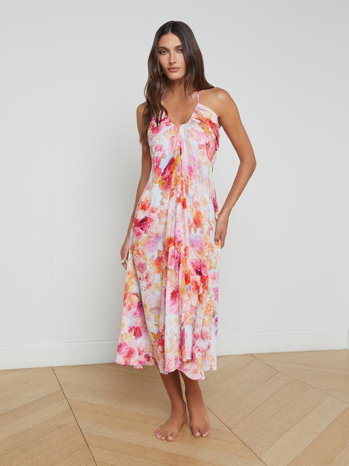 L'agence Robe Cache-coeur Cheri Multi Soft Cloud Floral