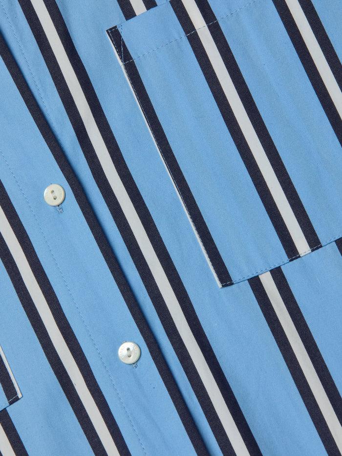 L'agence Robe Chemise Jubliee Sky Blue/Midnight Stripe