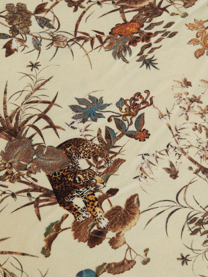 l'agence T-shirt ajusté Ressi Ecru Multi Tapestry Jungle