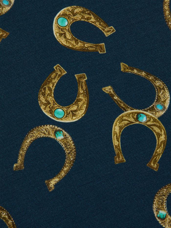 L'agence T-shirt Ajusté Ressi Midnight Multi Horseshoe