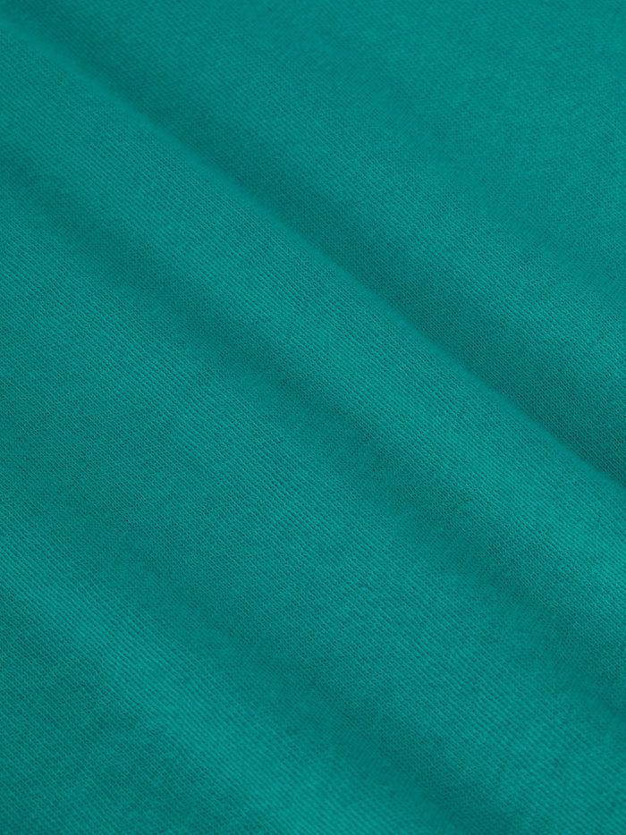 L'agence T-shirt En Coton à Col V Becca Bright Jade