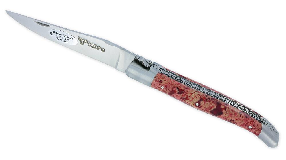 laguiole Couteau Laguiole en Aubrac 1 Pièce 12 cm Double Platines et ressort guillochés Manche en Pierre de Lave rouge 2 Mitres Inox Brossé Lame Inox Brossé laguiole Couteau Laguiole en Aubrac 1 Pièce 12 cm Double Platines et ressort guillochés Manche en Pierre de Lave rouge 2 Mitres Inox Brossé Lame Inox Brossé