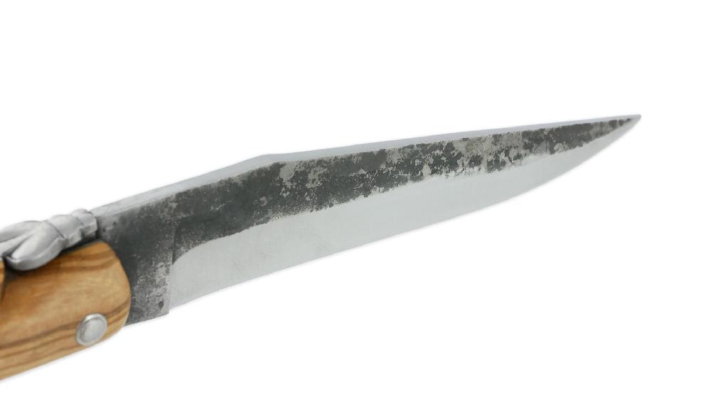 Laguiole Couteau Laguiole En Aubrac 1 Pièce 12 Cm Olivier Plein Manche Lame Brute De Forge