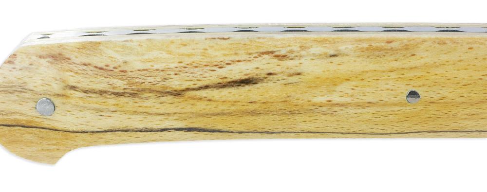 Laguiole Couteau Laguiole En Aubrac Droit 1 Pièce 13 Cm Bois D’Aubrac Plein Manche Lame Inox Brossé