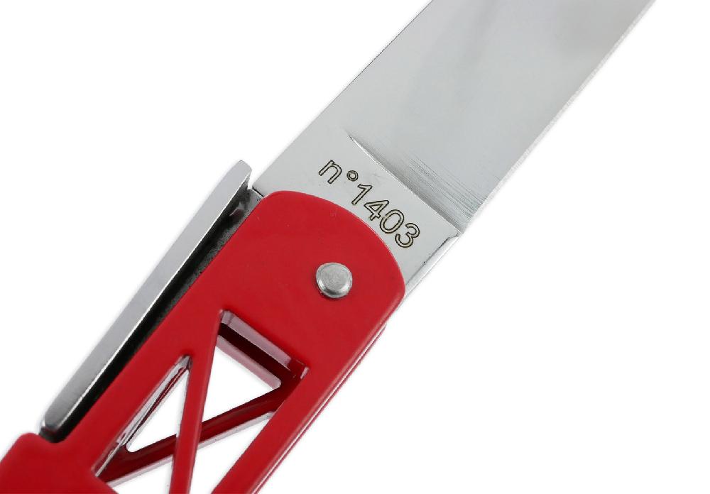 Laguiole Couteau Laguiole En Aubrac Origine GOLDEN GATE Plein Manche 12 Cm Rouge