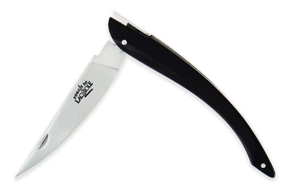 laguiole Knife Forge de Laguiole RAFFY Buffalo Full Handle 1 Piece Shiny Finish 13cm