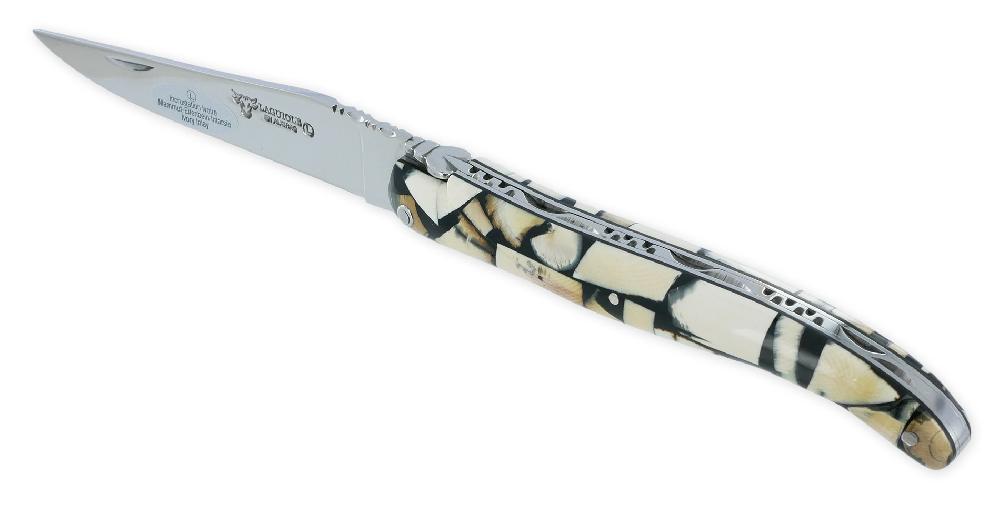 laguiole Laguiole en Aubrac knife 1 piece 12 cm Full Handle Mammoth Nougatine