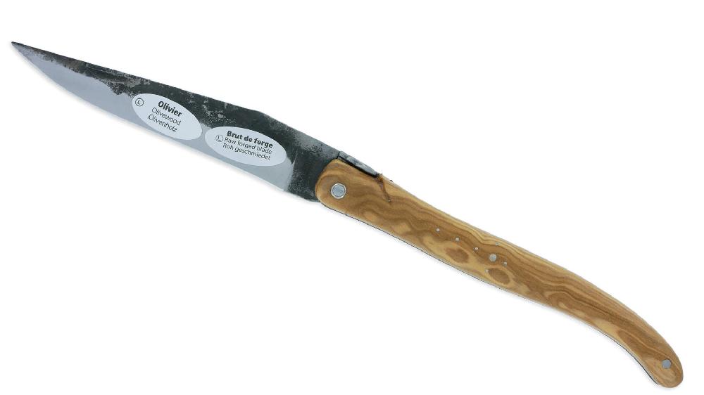Laguiole Laguiole En Aubrac Knife 1 Piece 12 Cm Olivewood Full Handle Brute De Forge Blade